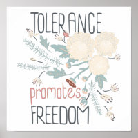 Tolerantie bevordert de botanische beweging van de