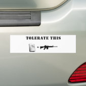 Tolerantie Bumpersticker (Op auto)