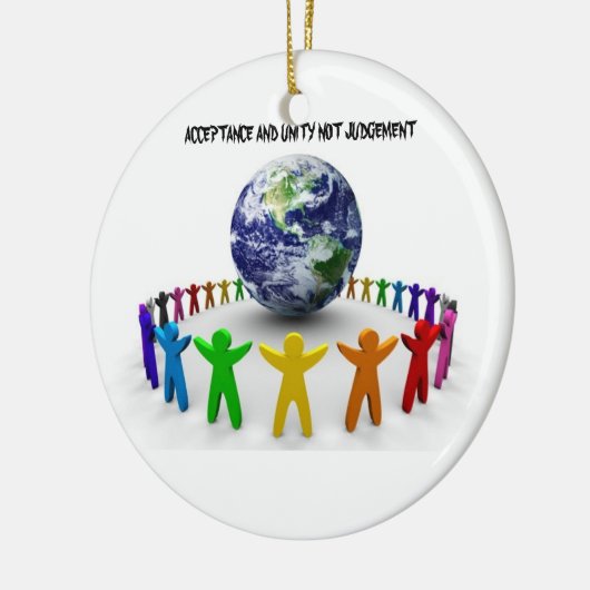 TOLERANTIE EN UNITY HOLIDAY ORNAMENT (Links)