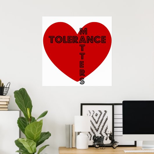 Tolerantie Poster (Thuiskantoor)