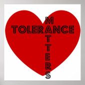 Tolerantie Poster (Voorkant)