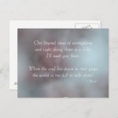 Tolerantie Rumi Quote Briefkaart (Voorkant / Achterkant)