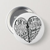 Tolerantie van alle mensen ronde button 7,6 cm (Voorkant /achterkant)