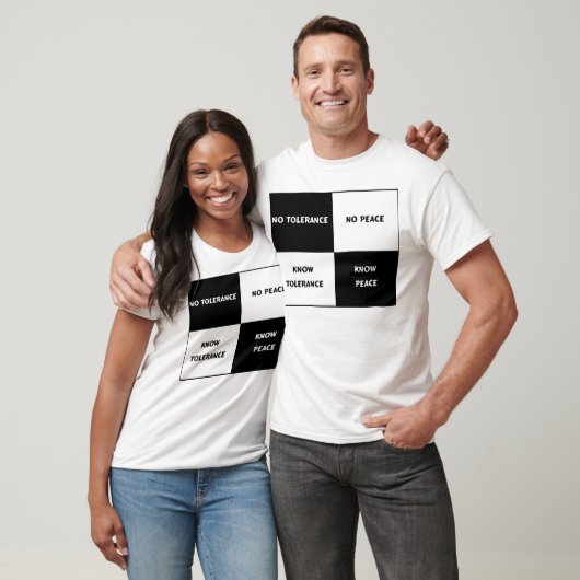 Tolerantie = Vrede T-shirt (Unisex)