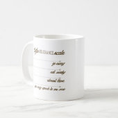 Tolerantieschaal voor koffie koffiemok (Voorkant links)