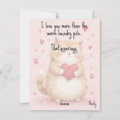💘🐈Tolerantly Yours Feestdagenkaart (Achterkant)