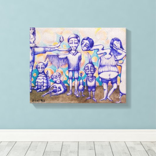 Toleranz Canvas Afdruk (Insitu (Houten vloer))