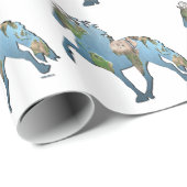 Tolheffing op de wereld cadeaupapier (Rol Hoek)