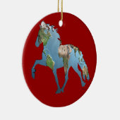 Tolheffing op de wereld keramisch ornament (Rechts)