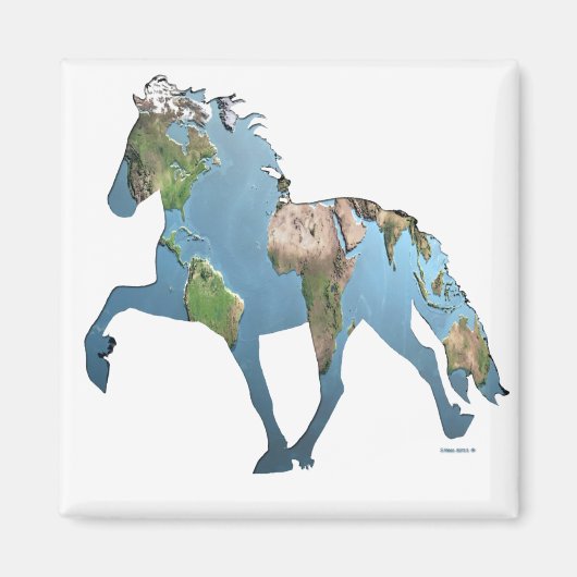 Tolheffing op de wereld magneet (Voorkant)