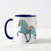 Tolheffing op de wereld mok (Links)