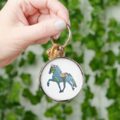 Tolheffing op de wereld sleutelhanger (Hand)