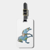 Tolheffing voor het IJslandse paard Bagagelabel (Voorkant verticaal)