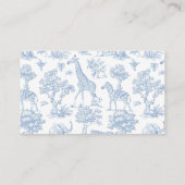 Tolie de jouy Safari Hoeveel crackers Informatiekaartje (Achterkant)