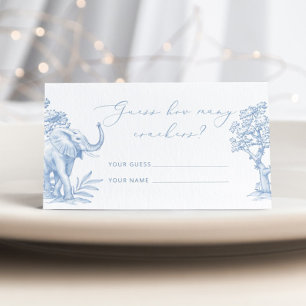 Tolie de jouy Safari Hoeveel crackers Informatiekaartje