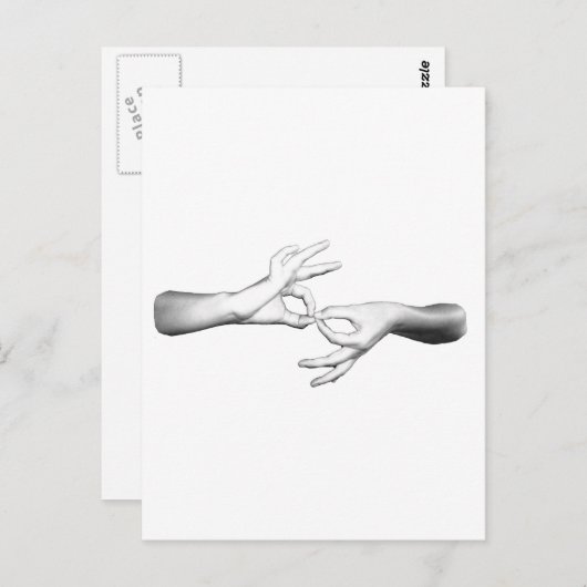 Tolk ASL Briefkaart (Voorkant / Achterkant)