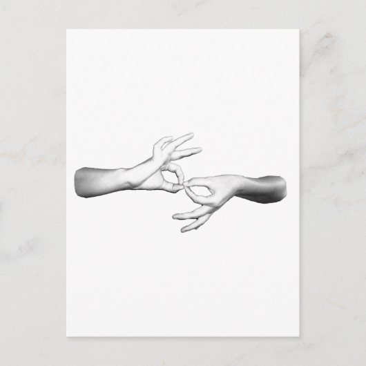 Tolk ASL Briefkaart (Voorkant)