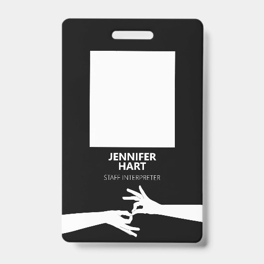 tolk badge (Voorzijde)