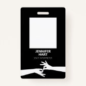 tolk badge (Voorkant)