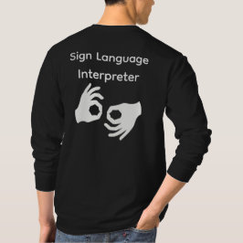 Tolk Gebarentaal Lange mouw T-shirt