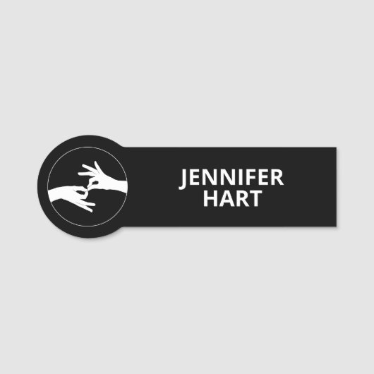 tolk naamplaatje (Voorkant)