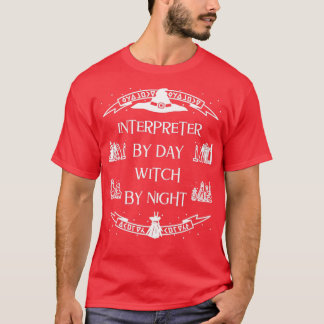 Tolk per dag getuige bij nacht t-shirt