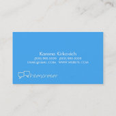 tolk, vertaler, Visitekaartje (Achterkant)