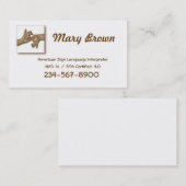 tolk Visitekaartje-1 Visitekaartje (Voorkant / Achterkant)