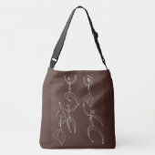 tolkendans crossbody tas (Achterkant)