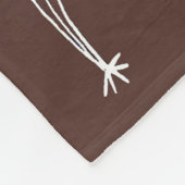 tolkendansdruk fleece deken (Hoek)