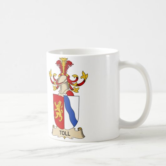 Toll Family Crest Koffiemok (Rechts)