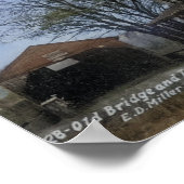 Toll House Covered Bridge Linfield PA Poster (Hoek)