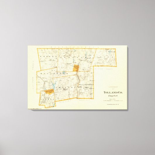 Tolland Co N Canvas Afdruk (Voorkant)