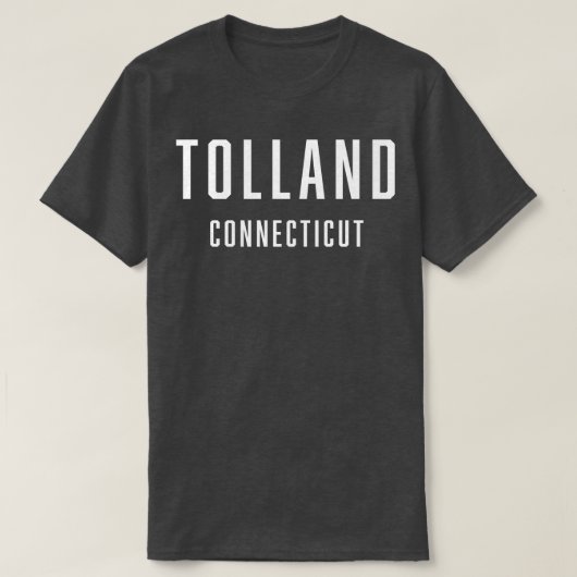 Tolland Connecticut T-shirt (Design voorkant)