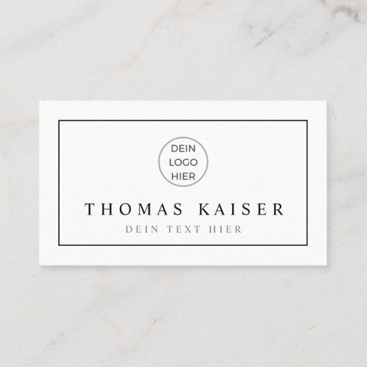 Tolle Visitenkarte für deine Firma Erstellen Visitekaartje (Achterkant)