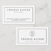 Tolle Visitenkarte für deine Firma Erstellen Visitekaartje (Voorkant / Achterkant)