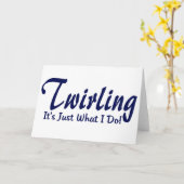 Tollend het " s wat ik doe kaart (Gele Bloem)