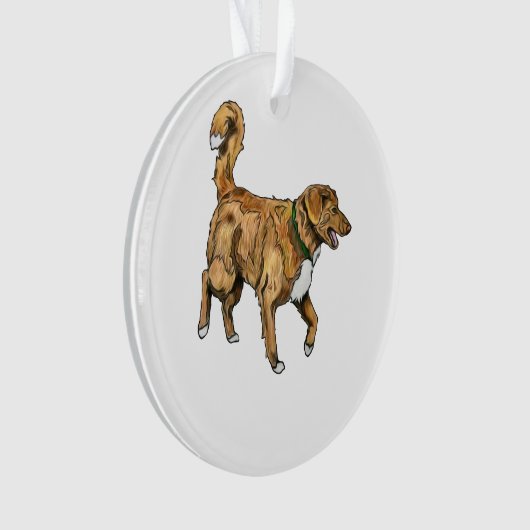 Toller Round Ornament (voorkant)