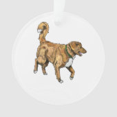 Toller Round Ornament (voorkant)