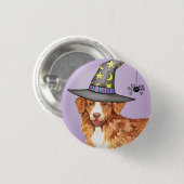 Toller Witch Ronde Button 3,2 Cm (Voorkant /achterkant)