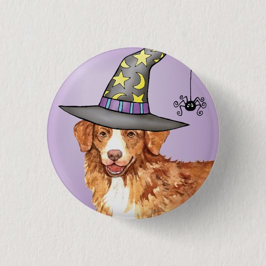 Toller Witch Ronde Button 3,2 Cm (Voorkant)