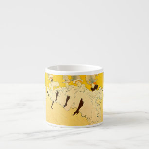 Tolouse Lautrec Dancing Girls Yellow Espresso Kop
