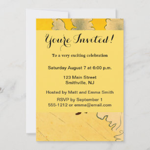 Tolouse Lautrec Dancing Girls Yellow Kaart