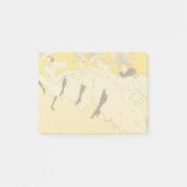 Tolouse-Lautrec Dancing Girls Yellow Poster Art Post-it® Notes (Voorkant)