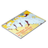 Tolouse-Lautrec Dansen Meisjes Geel Poster Kunst Notitieboek (Linkerzijde)