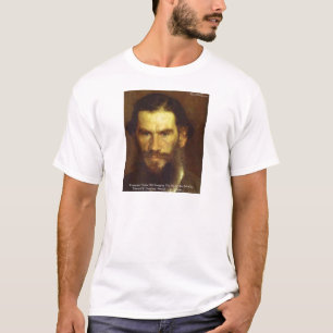 Tolstoj "Verander jezelf" Wijsheid Quote Cadeaus & T-shirt