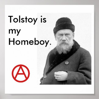Tolstoy is mijn Homeboy_Anarchy poster