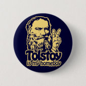Tolstoy is mijn homeboy Button (Voorkant)