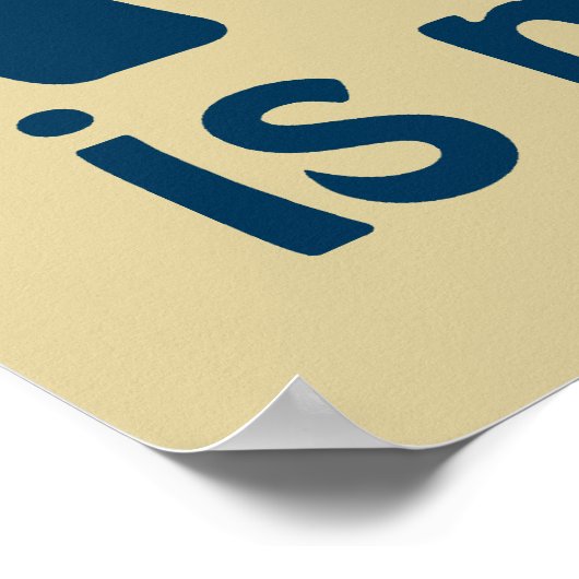 Tolstoy is mijn Homeboy Poster (Hoek)