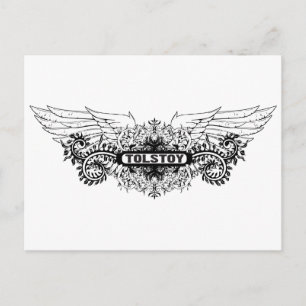 Tolstoy ~ Leo Novelist/Schrijver Briefkaart